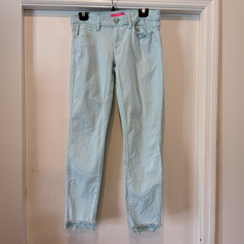 Lilly Pulitzer Worth Straight Leg Jeans South Ocean